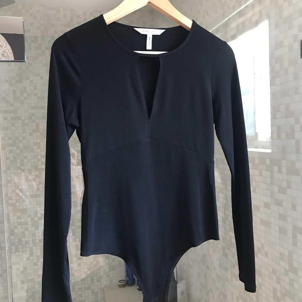 BCBG generation black bodysuit